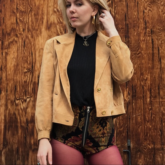 SOLD🔥RARE 1970s GUCCI Suede Blazer Jacket 🔥 - Picture 5 of 8